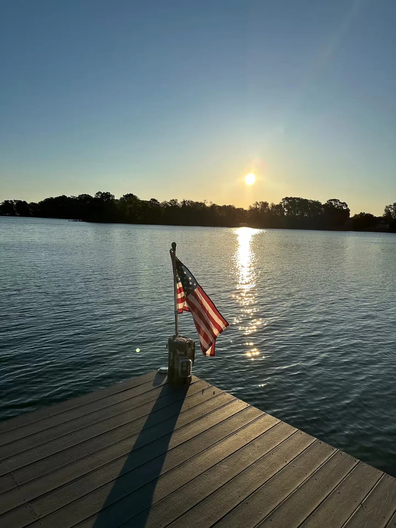 Dock at sunrise