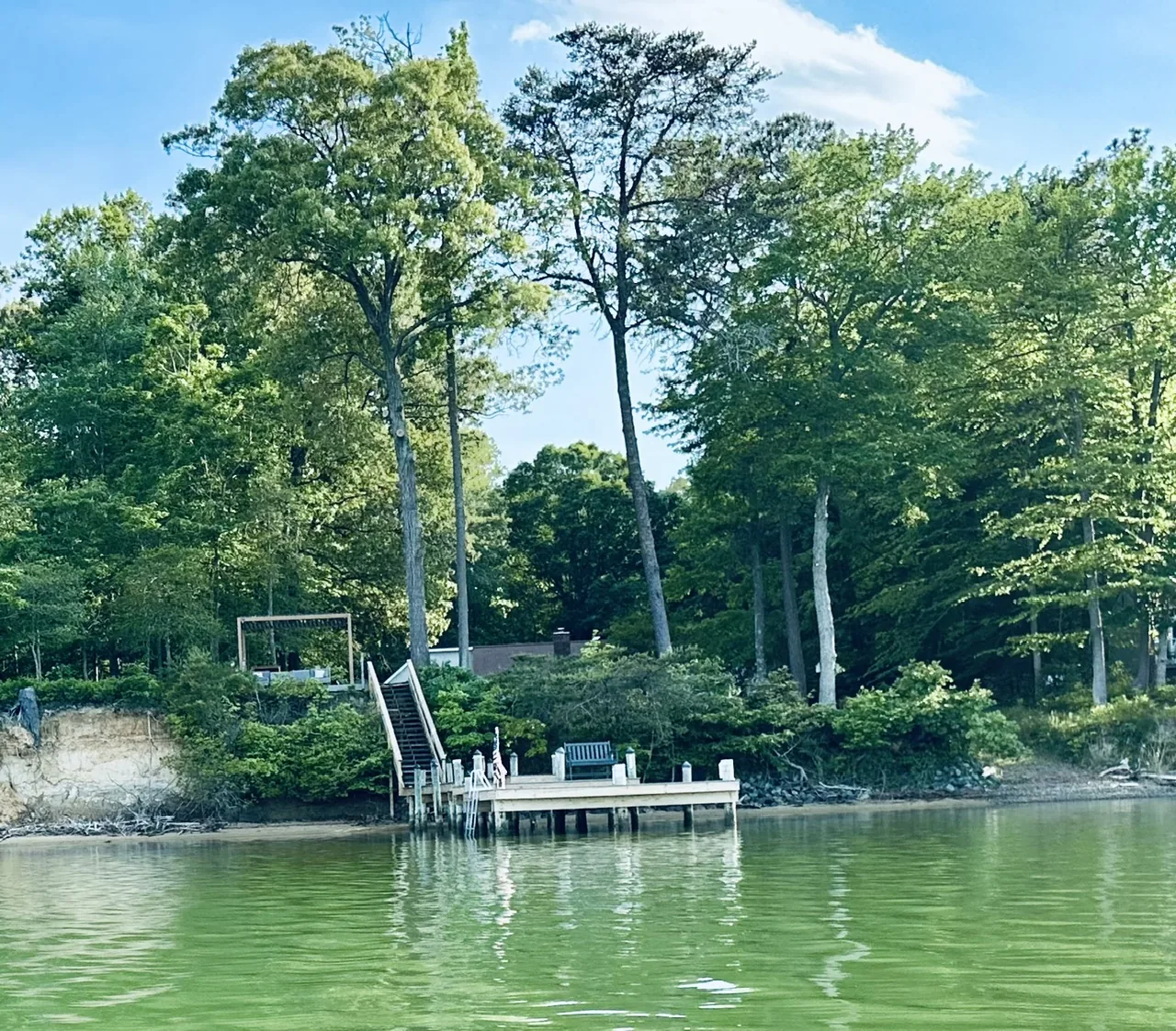 Dock from the water
